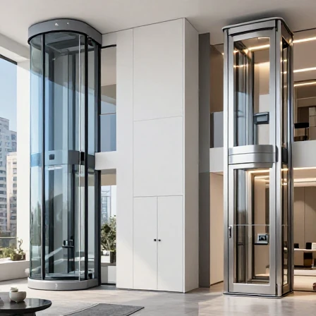 Comparison of top home lift brands showing modern residential elevators with different designs and technologies