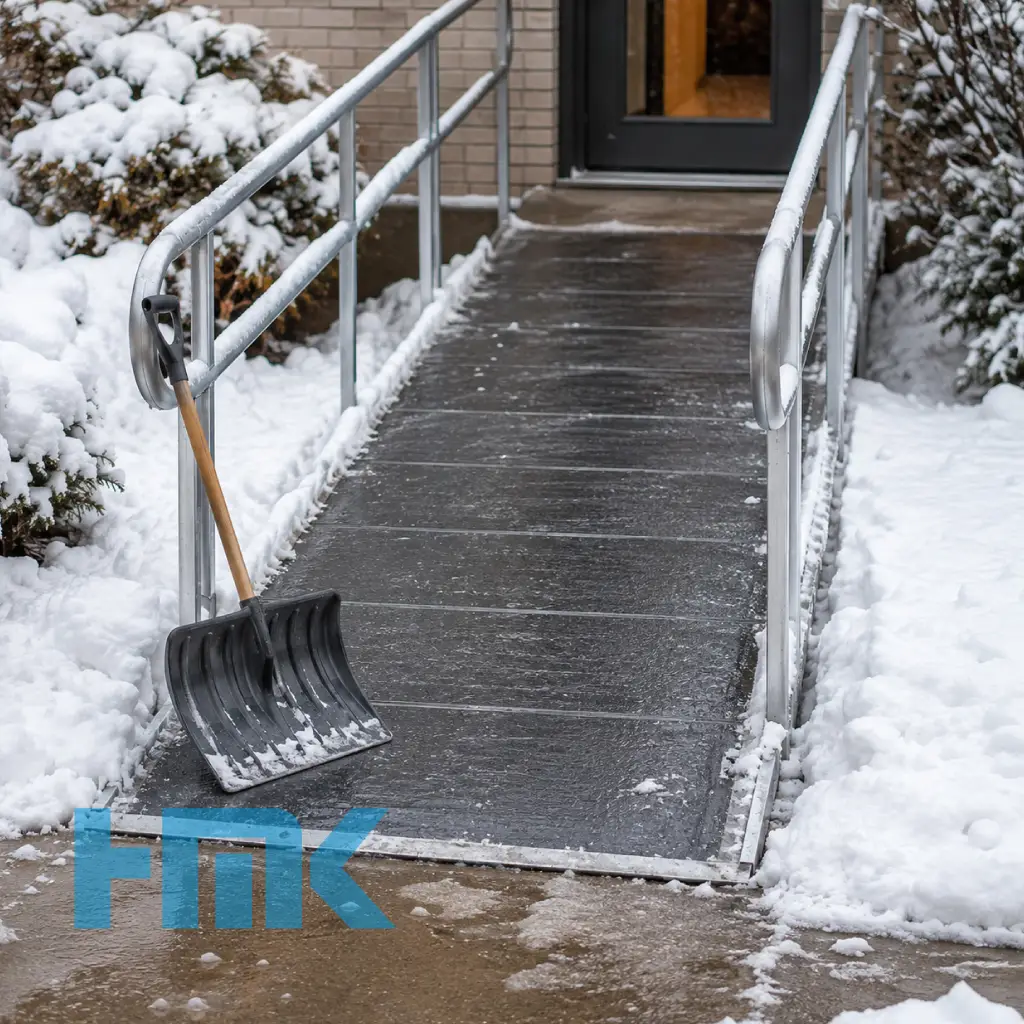 Wheelchair Ramp Snow