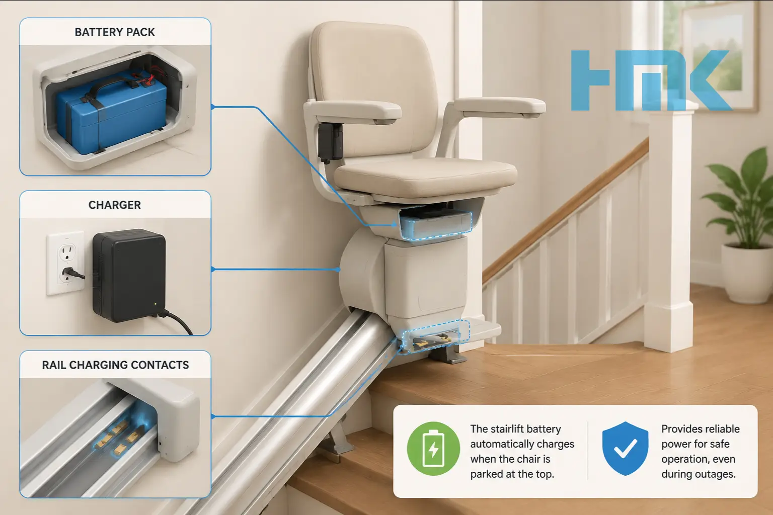 stairlift battery