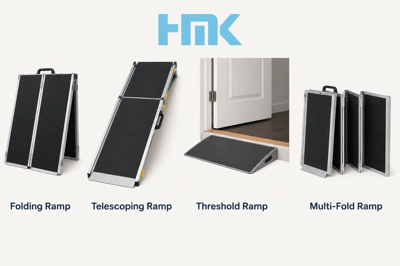 Different types of portable ramp