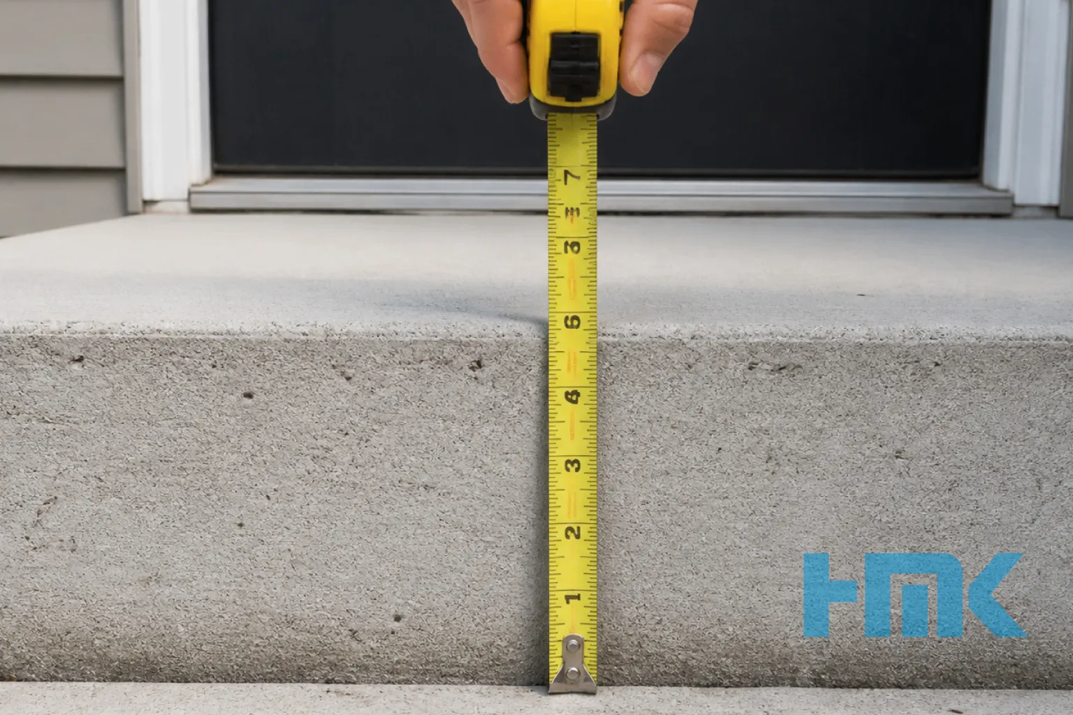 Measuring home for a ramp