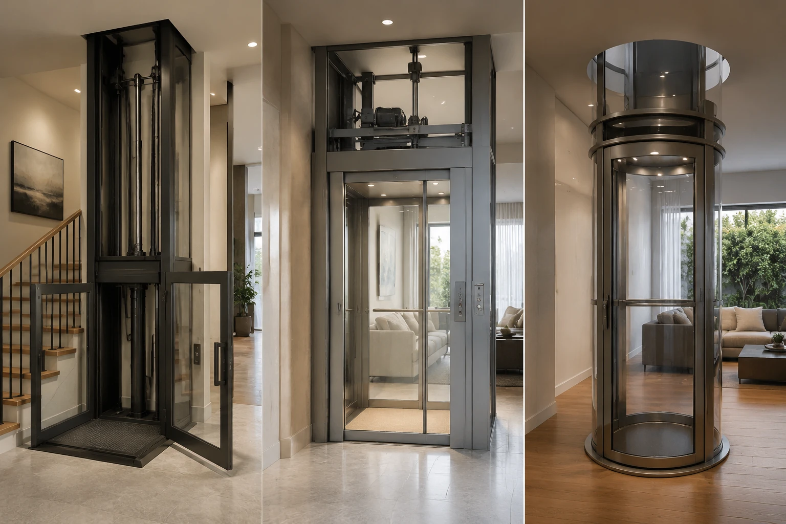 Applications of pitless lifts in residential and commercial spaces